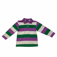 Load image into Gallery viewer, Vintage Stripe Polo Long Sleeve 8Y
