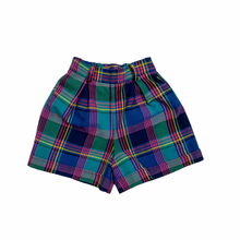 Load image into Gallery viewer, Vintage Plaid Trouser Shorts 8Y
