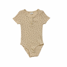 Load image into Gallery viewer, Short Sleeve Waffle Henley Bodysuit 6Y
