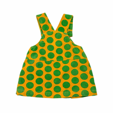 Load image into Gallery viewer, Vintage Dotted Overall Dress 12/18M
