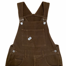 Load image into Gallery viewer, Vintage Guess Brown Denim Overalls 12+
