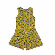 Load image into Gallery viewer, Ribbed Daisy Print Sleeveless Romper 12Y+
