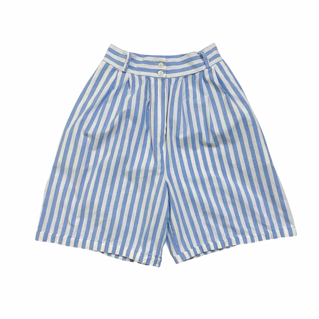 Striped High Waisted Shorts W26”