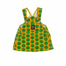Load image into Gallery viewer, Vintage Dotted Overall Dress 12/18M
