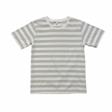 Load image into Gallery viewer, Gray Striped Cotton Tee
