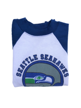 Load image into Gallery viewer, Vintage Seattle Seahawks Raglan Sweatshirt 12/14Y
