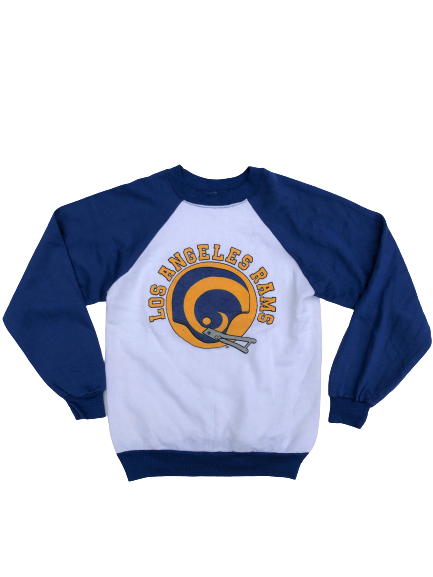 Vintage Los Angeles Rams Raglan Sweatshirt 12/14Y