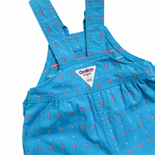 Load image into Gallery viewer, Teal Embroidered Oshkosh Overalls 18M
