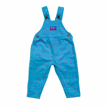 Load image into Gallery viewer, Teal Embroidered Oshkosh Overalls 18M
