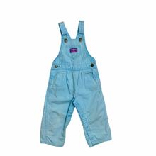 Load image into Gallery viewer, Vintage Faded Blue Oshkosh Overalls 3T
