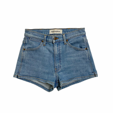 Load image into Gallery viewer, Reformation Cowgirl Denim Shorts W26&quot;
