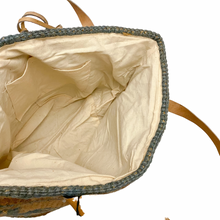 Load image into Gallery viewer, 90’s Woven Lined Beach Market Bag
