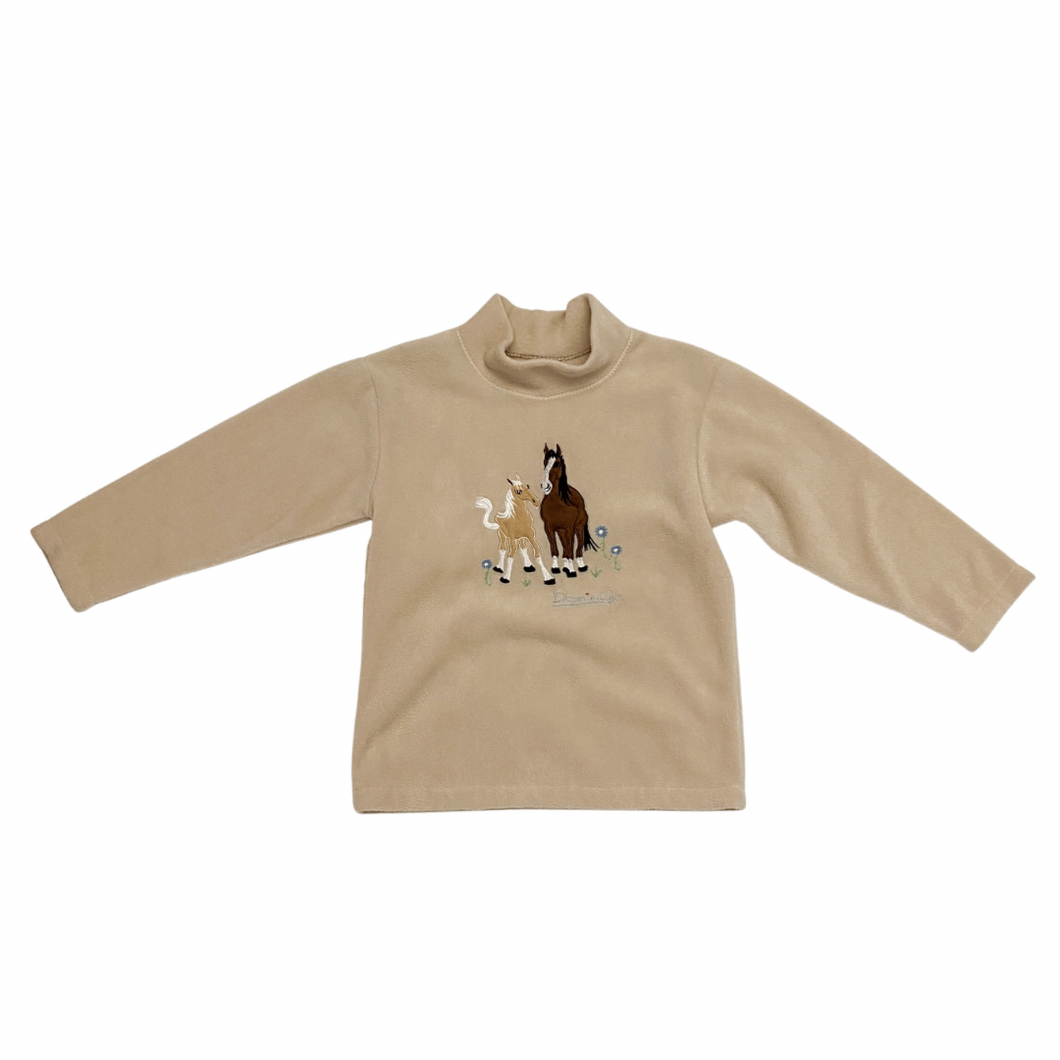 Vintage Horse Fleece Sweatshirt 10/12Y