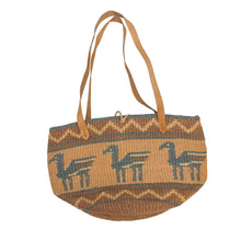 Load image into Gallery viewer, 90’s Woven Lined Beach Market Bag
