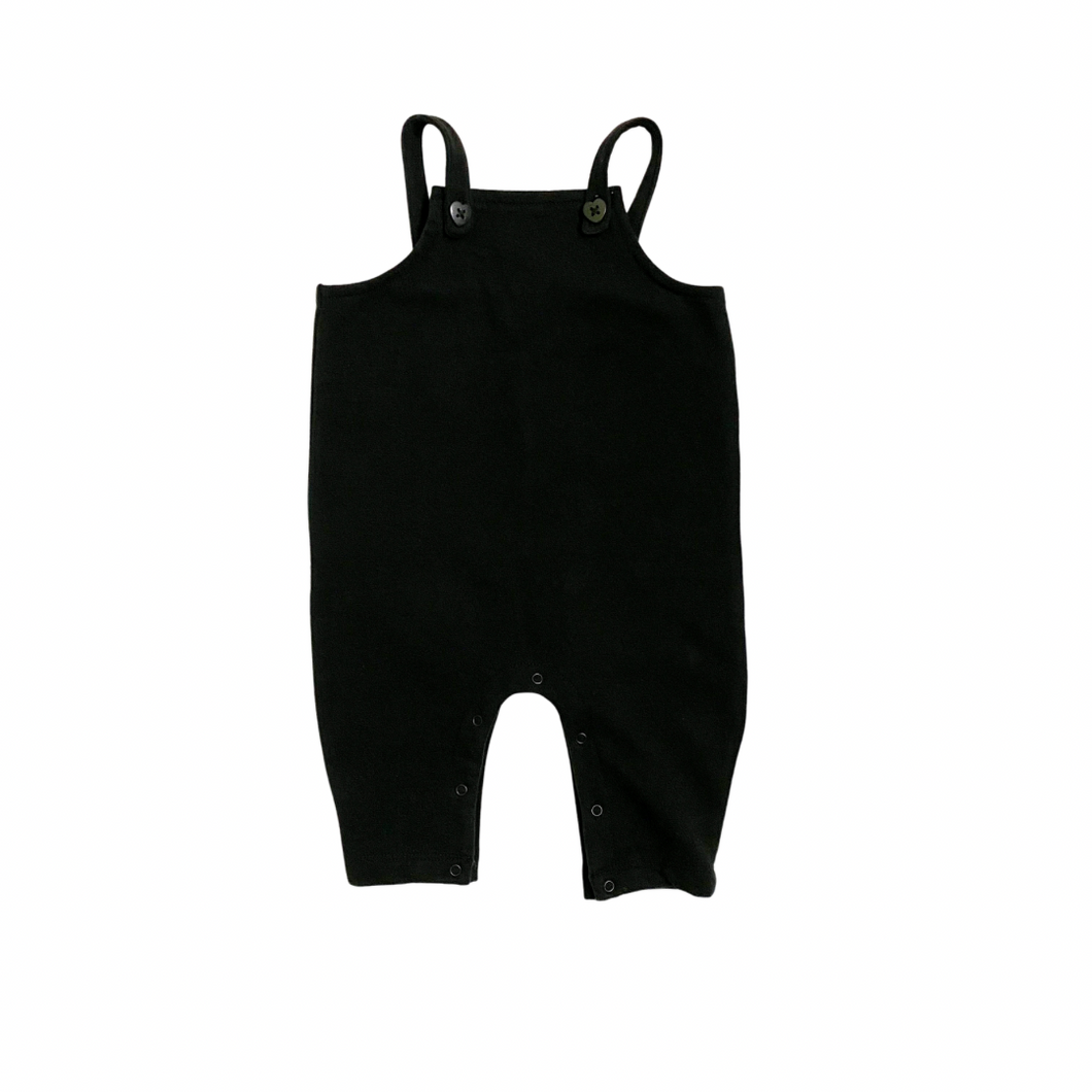 Black Fleece Overalls 3/6M