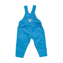 Load image into Gallery viewer, Teal Embroidered Oshkosh Overalls 18M
