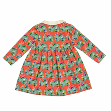 Load image into Gallery viewer, Duck Floral Print Collar Dress 12/18M
