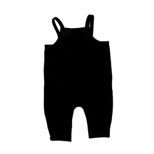 Load image into Gallery viewer, Black Fleece Overalls 3/6M
