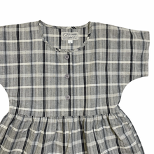 Load image into Gallery viewer, Plaid Cotton Button Down Dress 6/8Y
